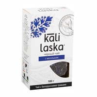 Чай "Kali Laska" черный байховый с васильком, листовой 100 г.