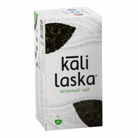 Чай "Kali Laska" зеленый байховый, 25 саше пакетиков по 1,7 г.